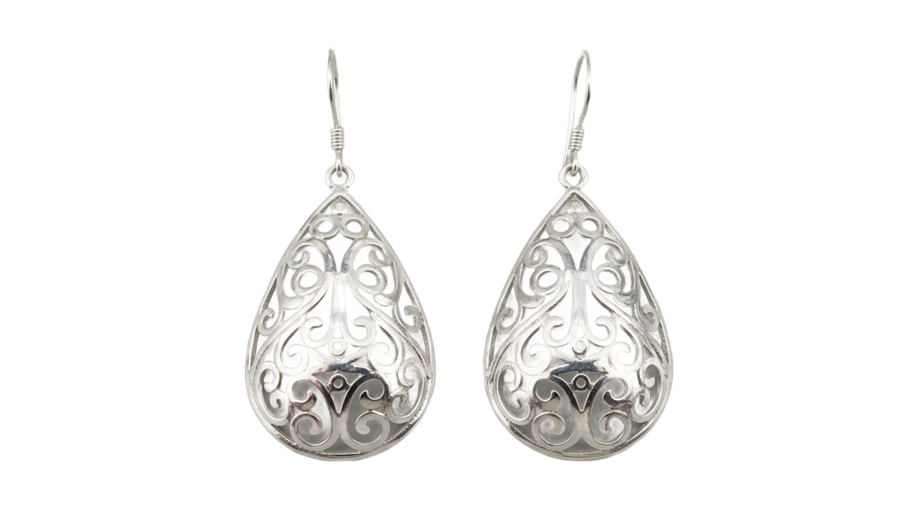 png silvostyle earrings PNG transparent background