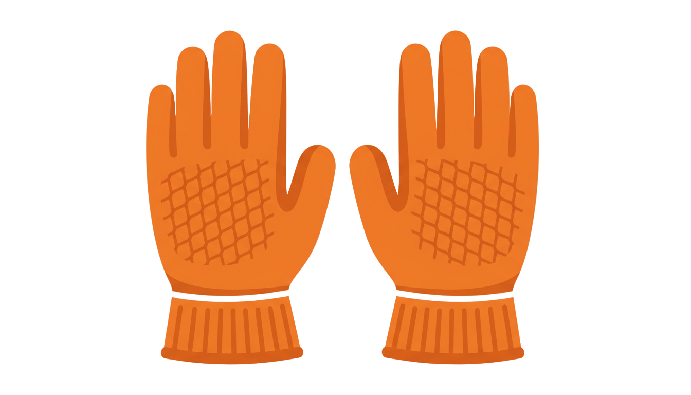 safety gloves icon png PNG transparent background