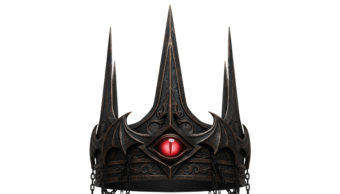 cult of the lamb crown png PNG transparent background