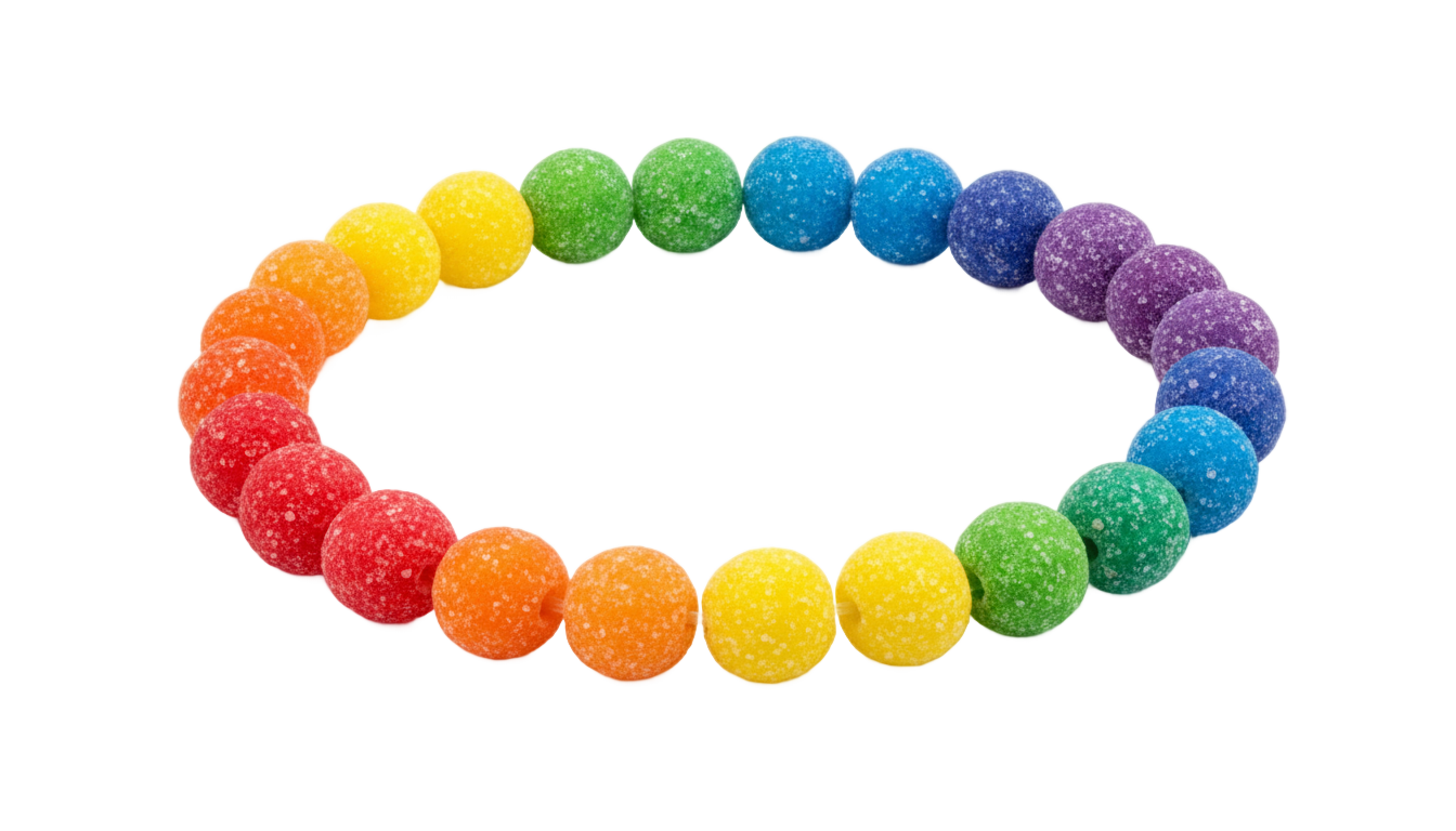 candy necklace png PNG transparent background