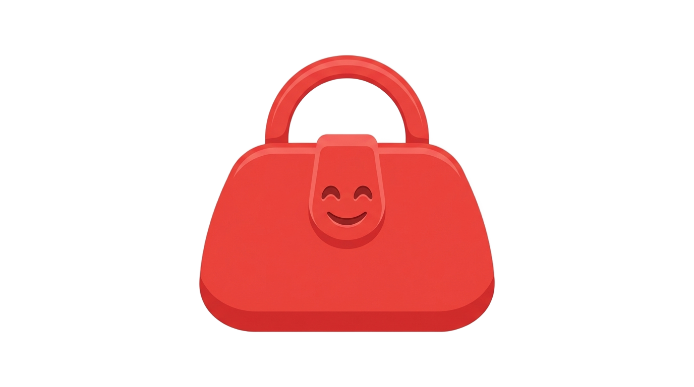 handbag emoji png PNG transparent background