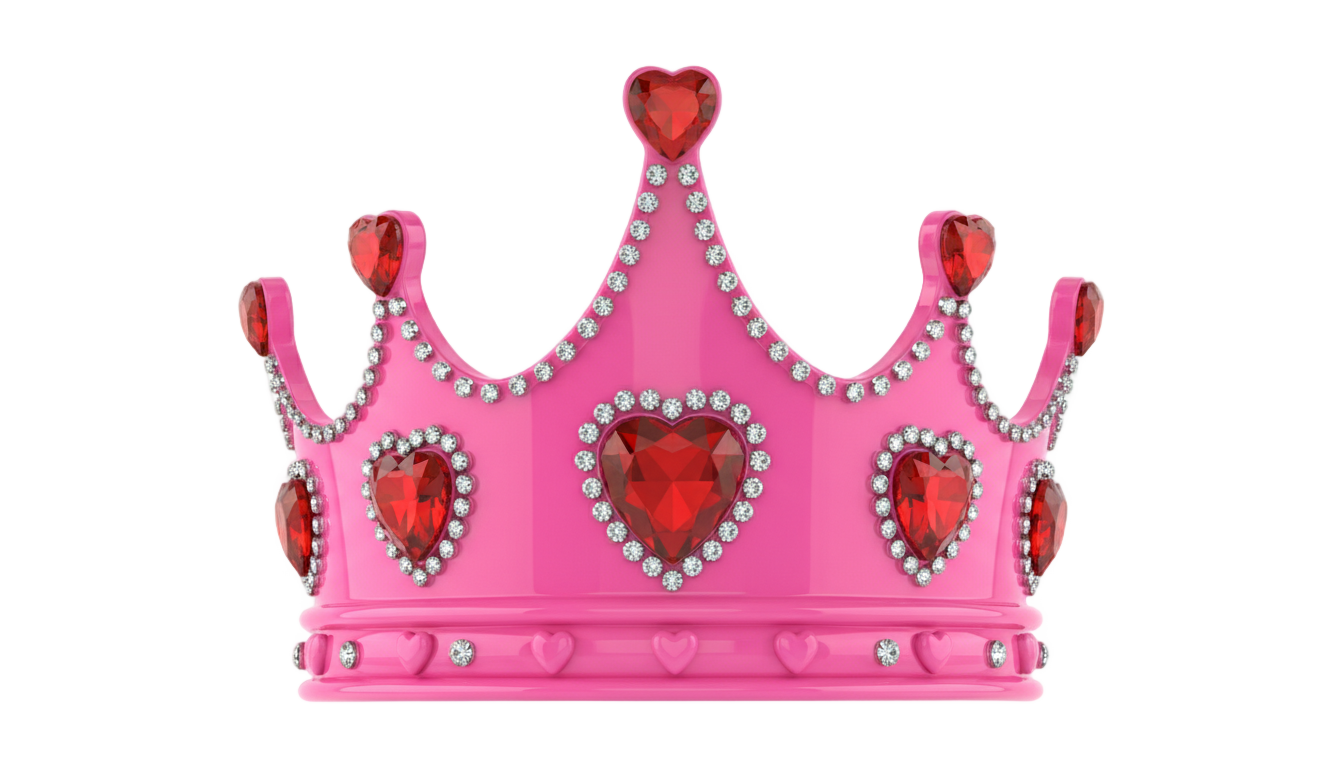 pink crown png PNG transparent background