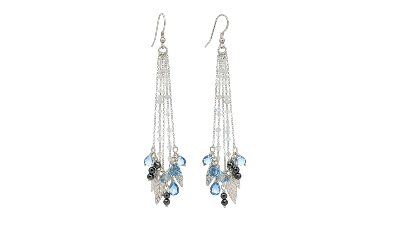long earrings png PNG transparent background