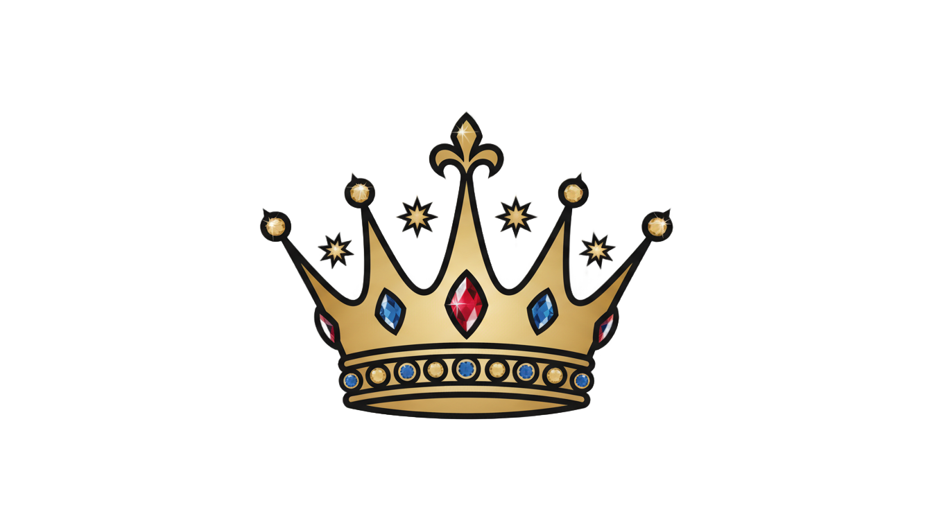 queen crown logo png PNG transparent background