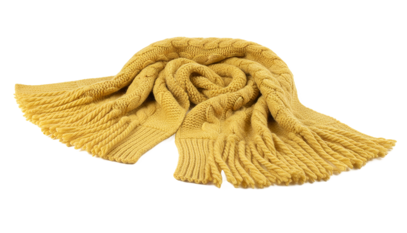 yellow scarf png PNG transparent background