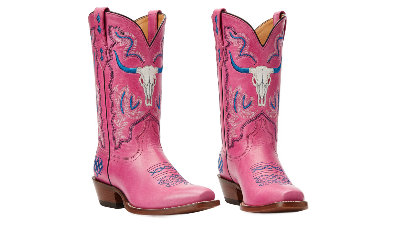 pink cowboy boots png PNG transparent background