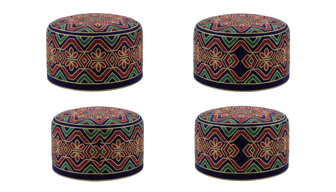 kufi hat png PNG transparent background