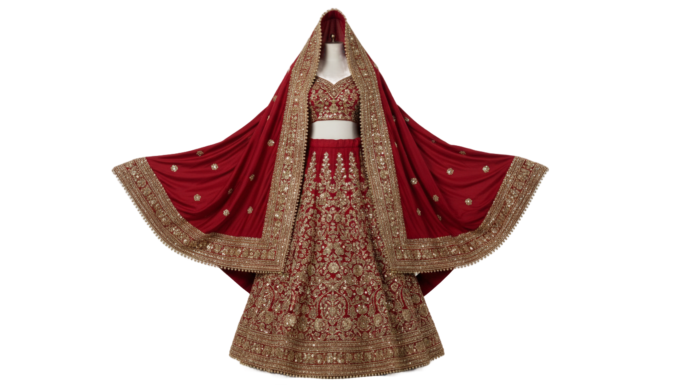 dulhan dress png PNG transparent background