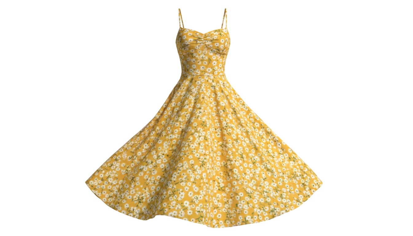 sun dress png PNG transparent background