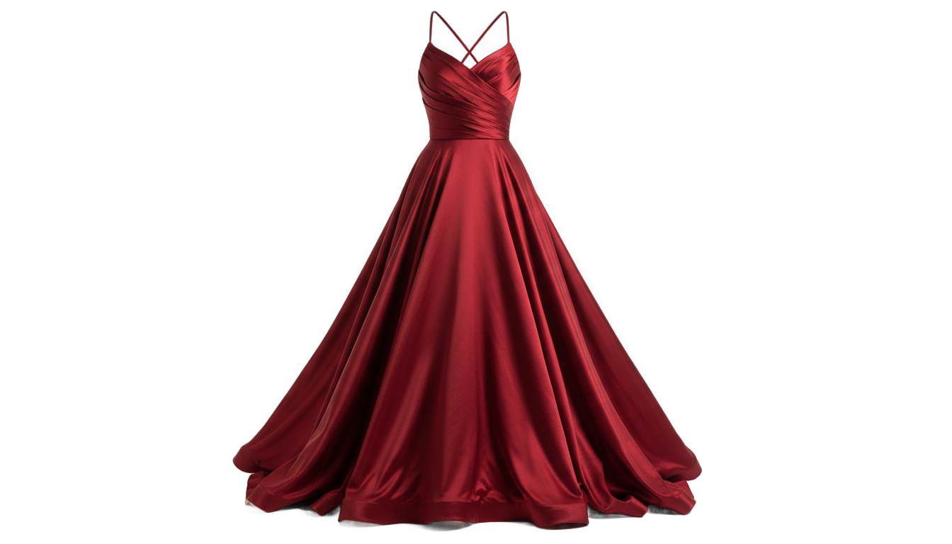 red dress png PNG transparent background
