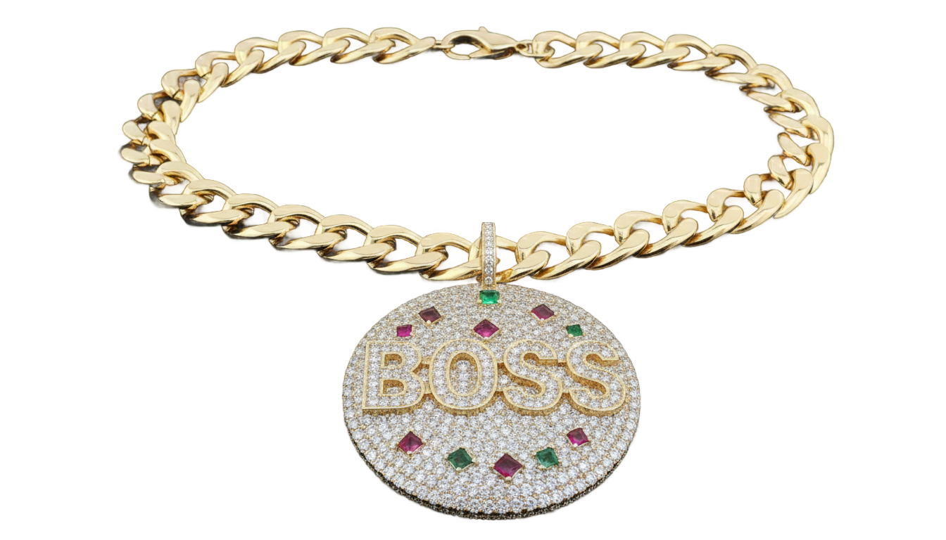 hip hop necklace png PNG transparent background