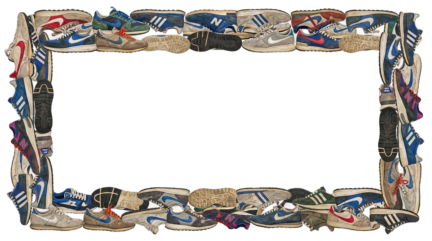 sneaker border png PNG transparent background
