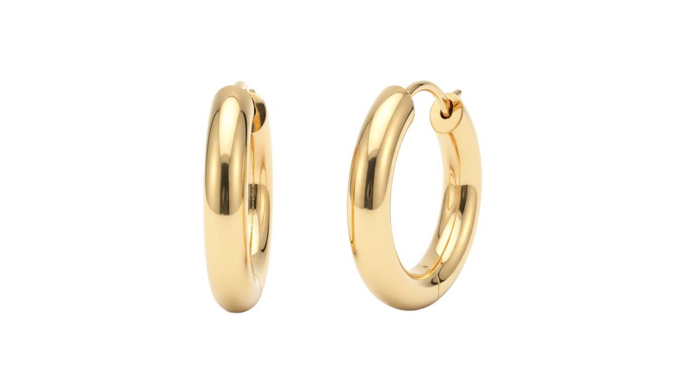 hoops earrings png PNG transparent background
