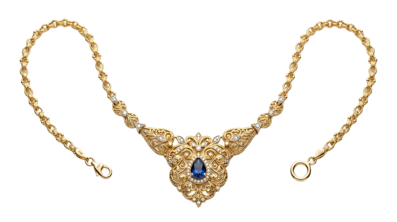 png gold necklace designs in 10 grams with price PNG transparent background