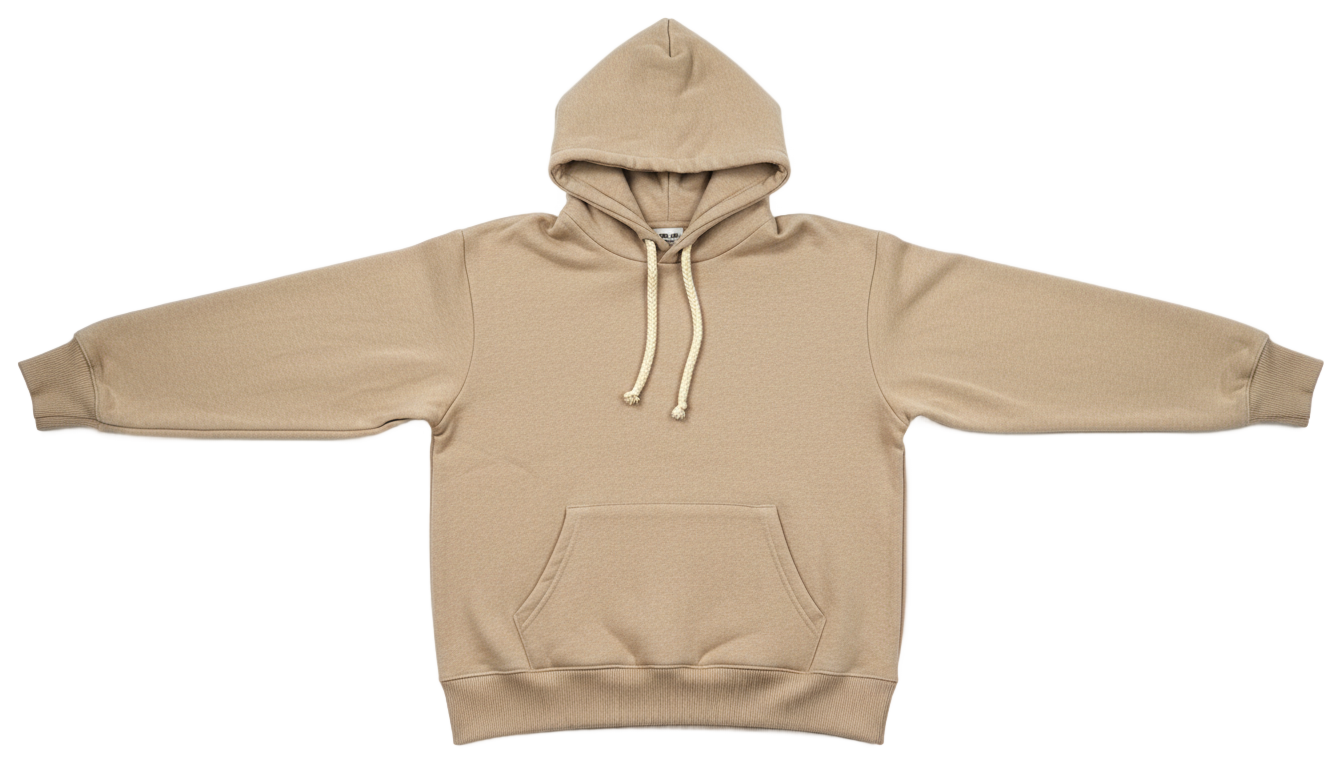 beige hoodie png PNG transparent background