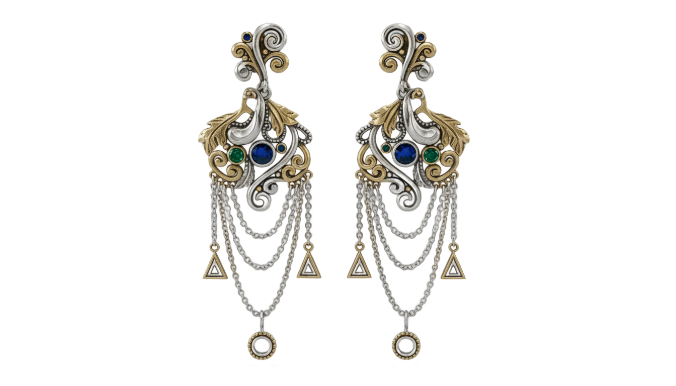 png earrings design PNG transparent background