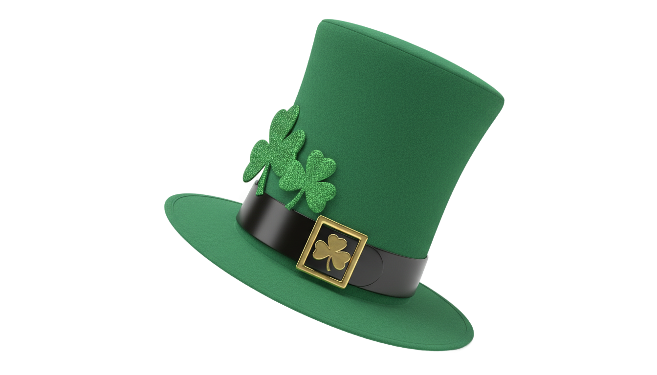 st patricks day hat png PNG transparent background
