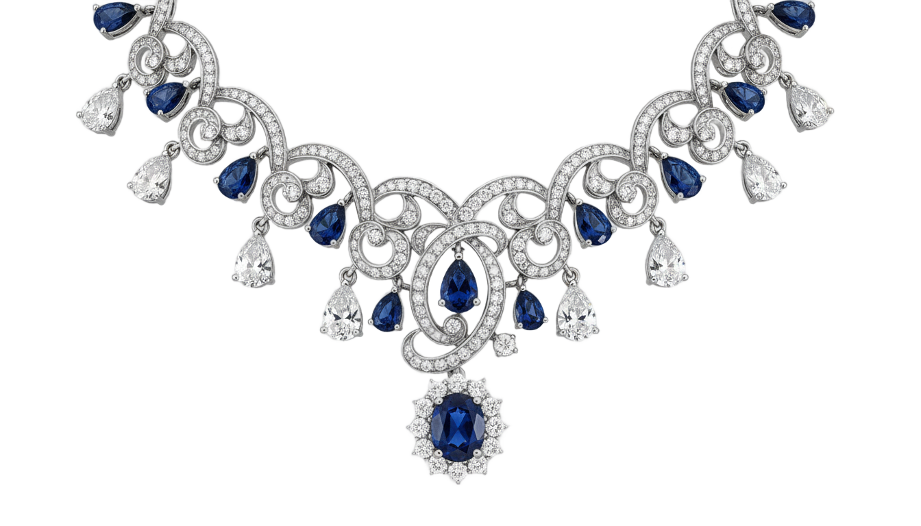 fancy necklace png PNG transparent background