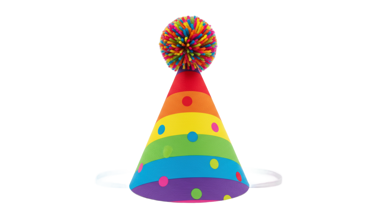 happy birthday hat png PNG transparent background