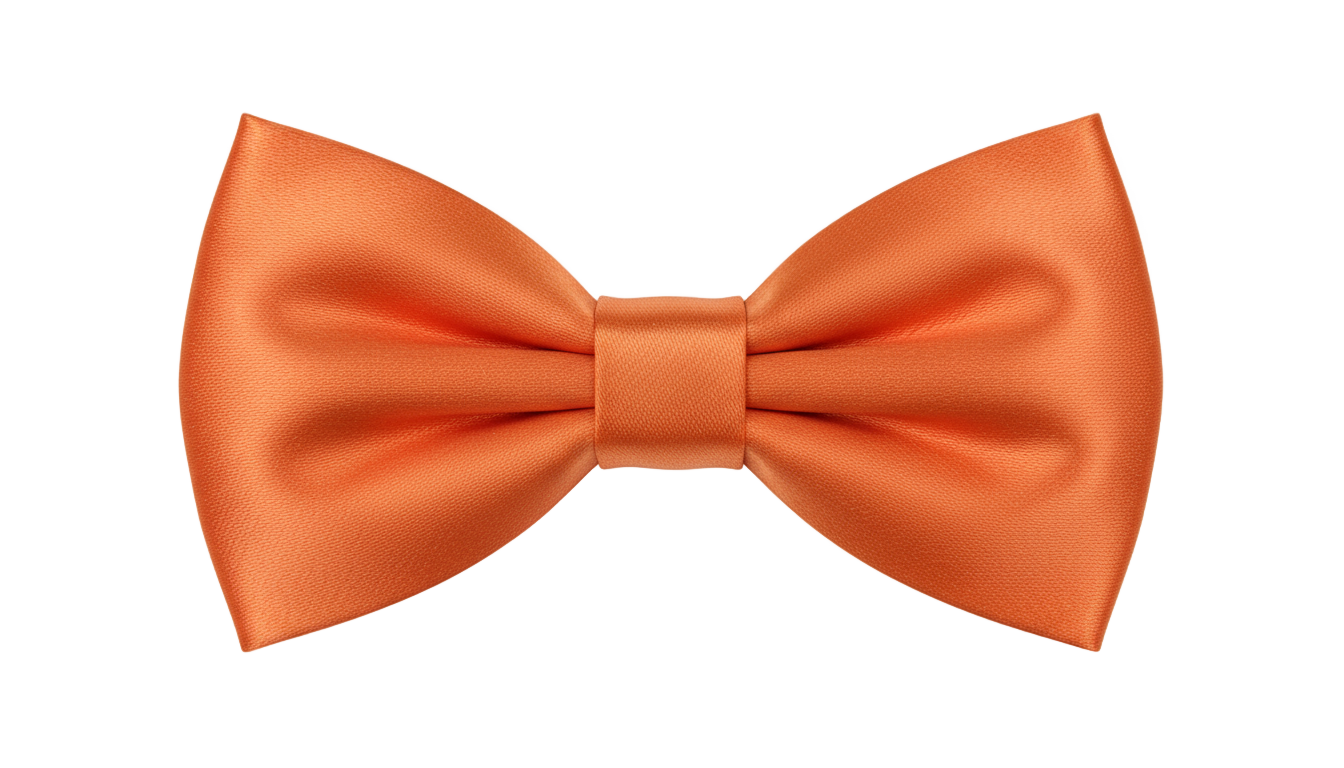 orange bow tie png PNG transparent background