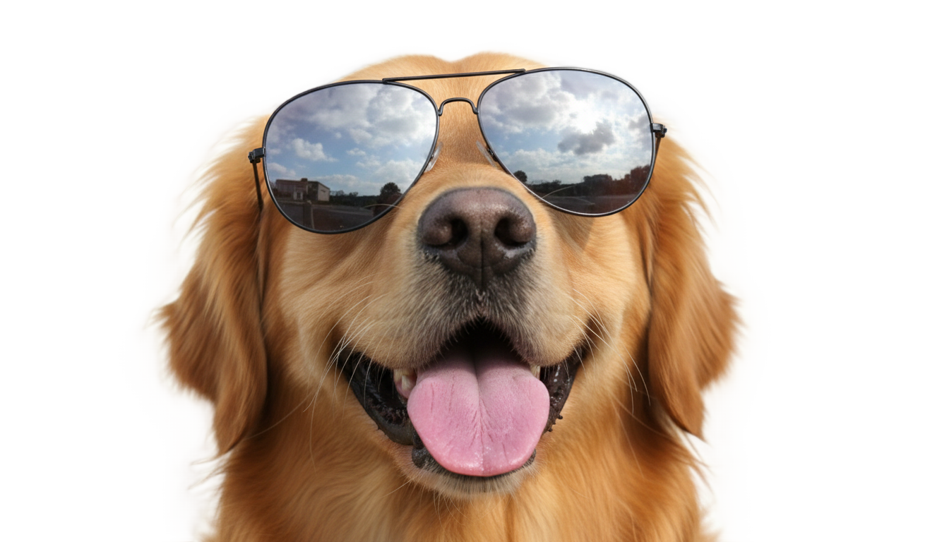 dog sunglasses png PNG transparent background