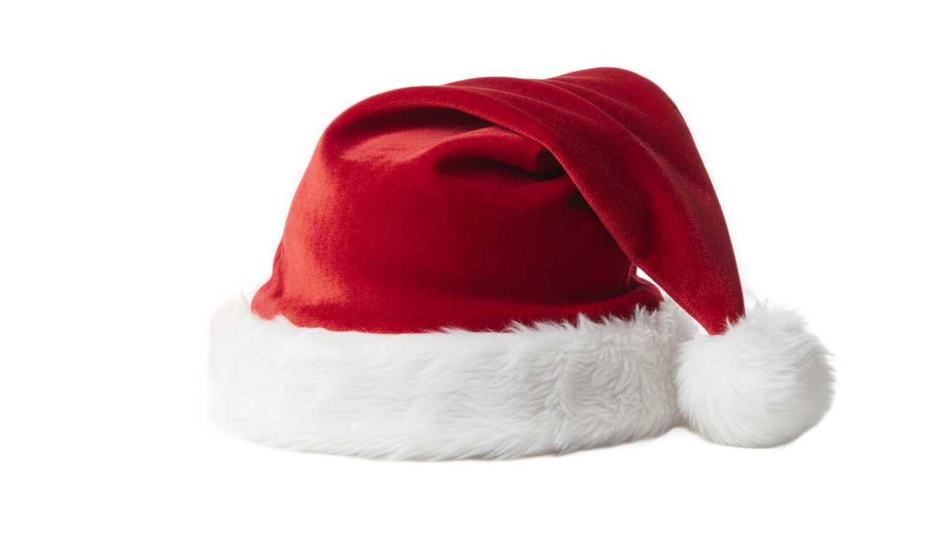 santa's hat png PNG transparent background