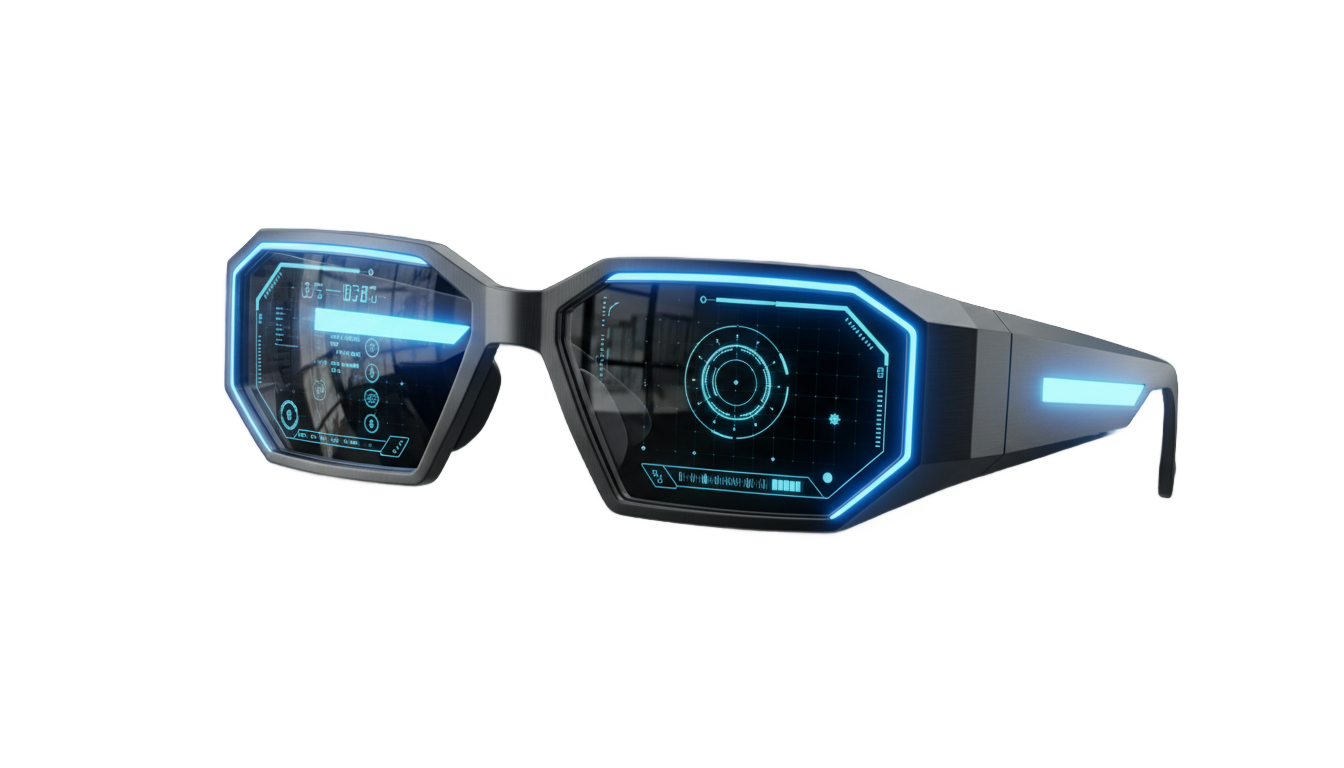 cyberpunk glasses png PNG transparent background