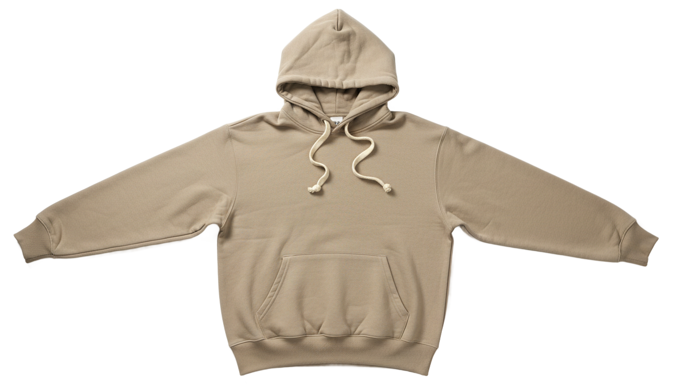 beige hoodie png PNG transparent background