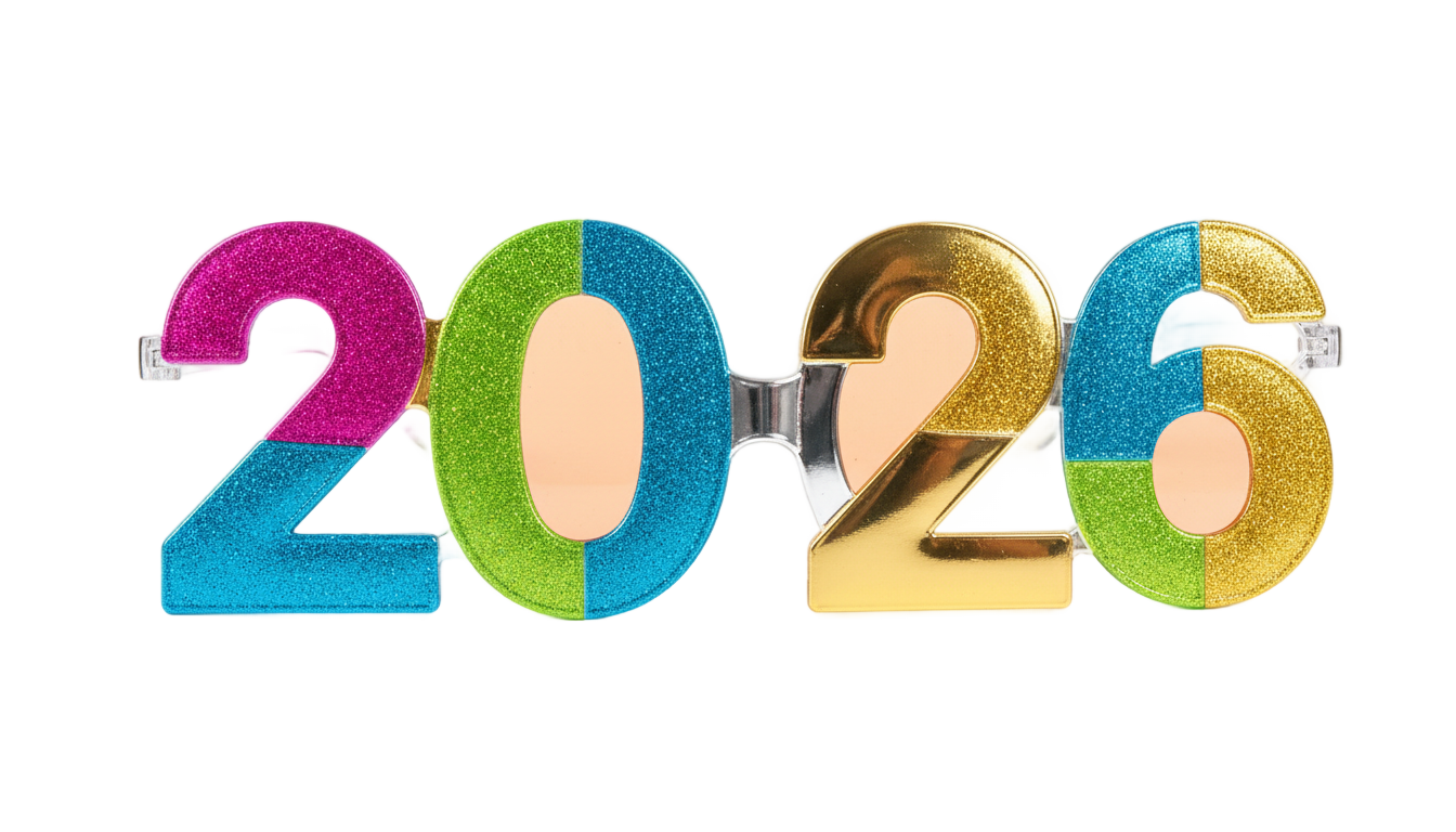 2026 glasses png PNG transparent background