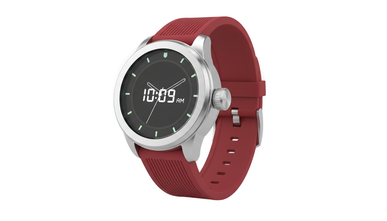red watch png PNG transparent background