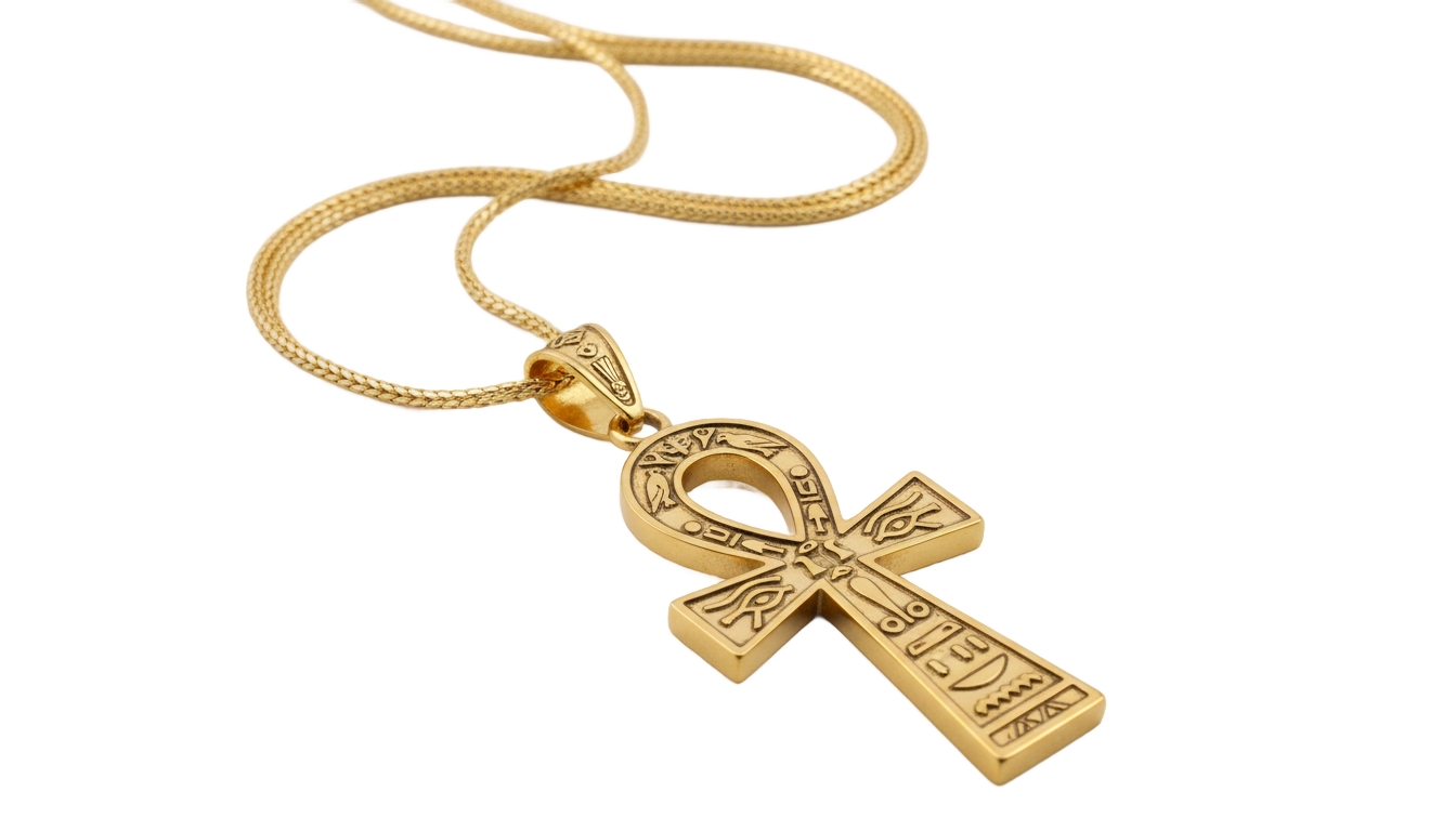 ankh necklace png PNG transparent background