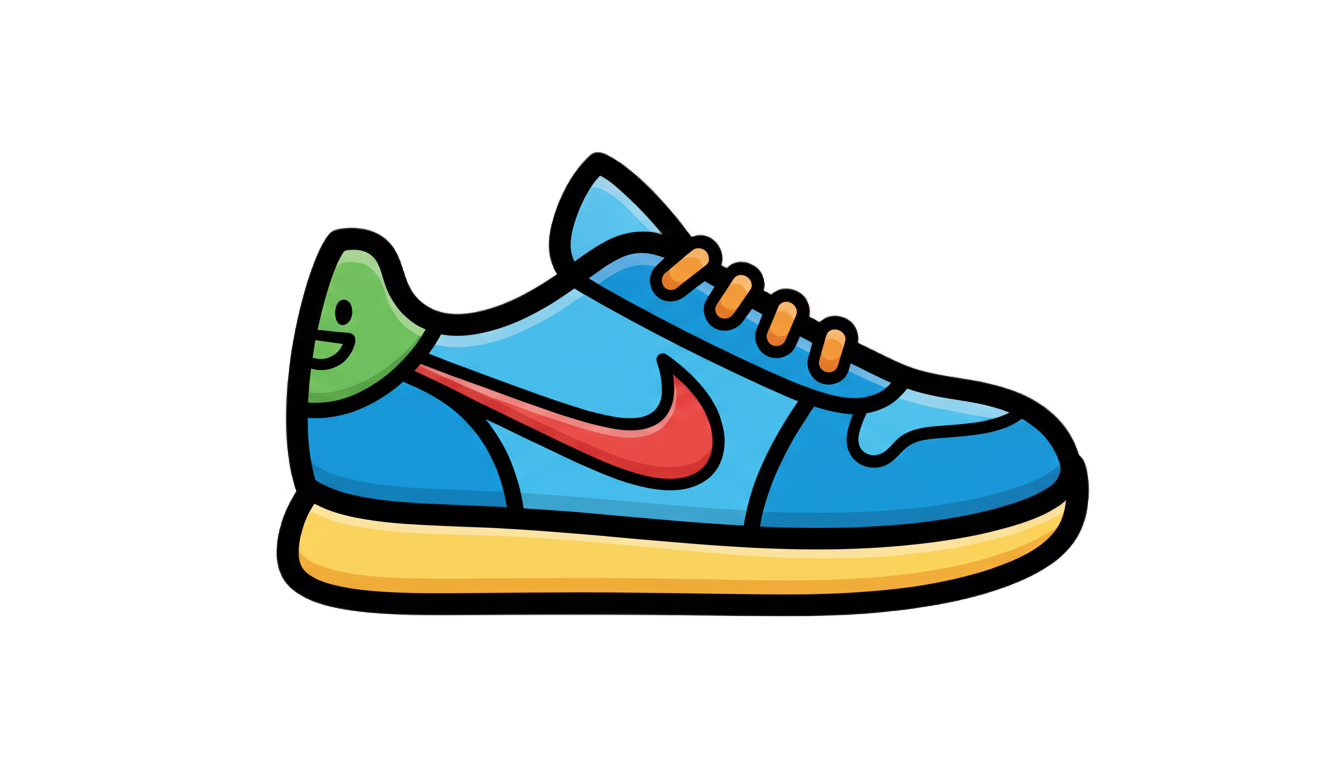 sneaker emoji png PNG transparent background