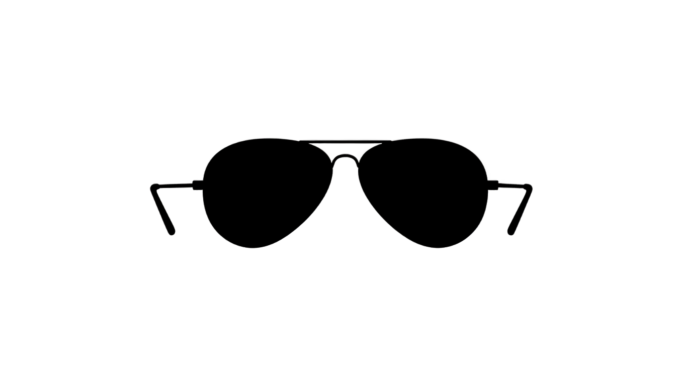 sunglasses silhouette png PNG transparent background