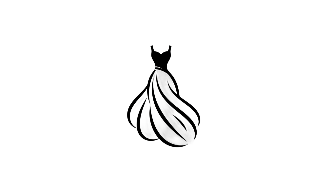 fashion dress logo png PNG transparent background