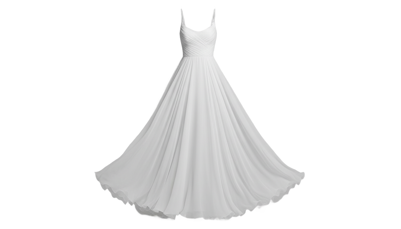 snow white dress png PNG transparent background