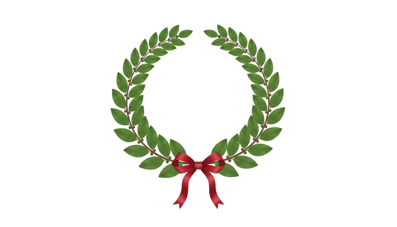 laurel crown png PNG transparent background