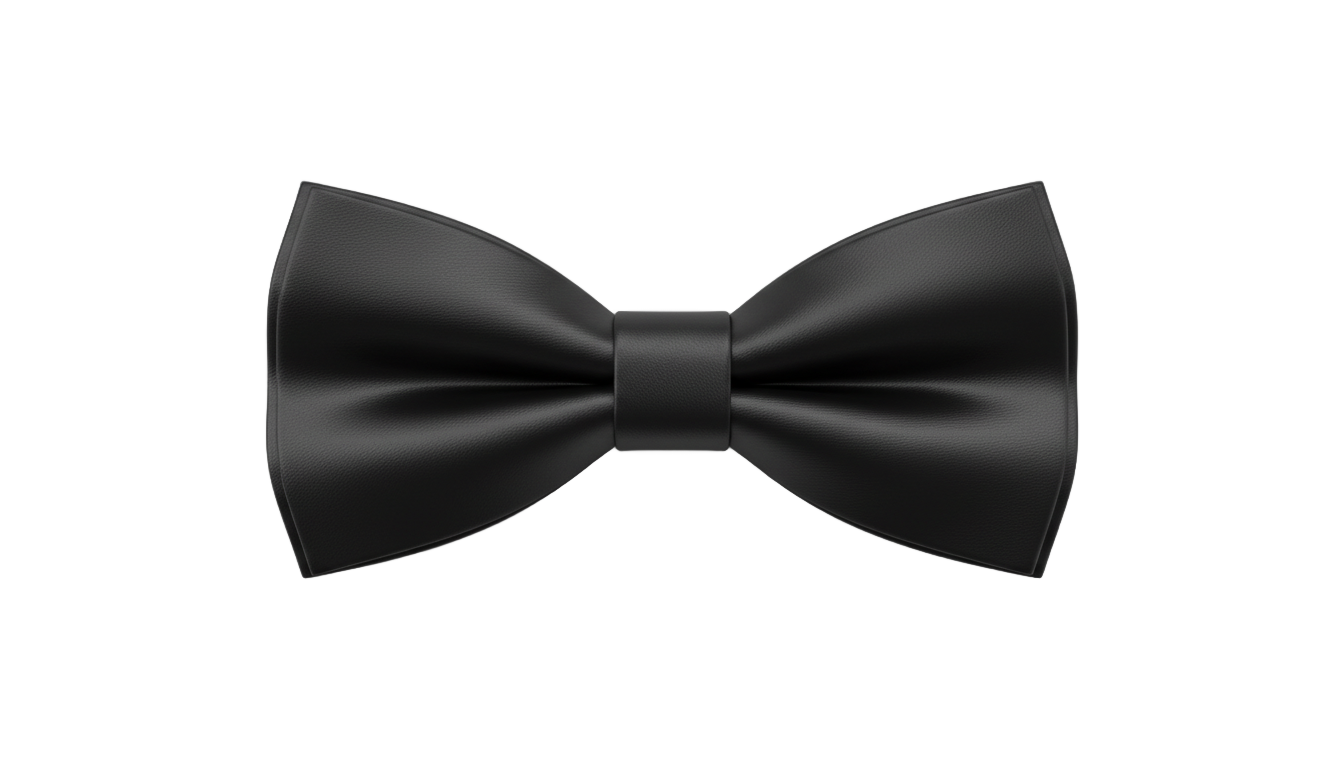 black bow tie png PNG transparent background