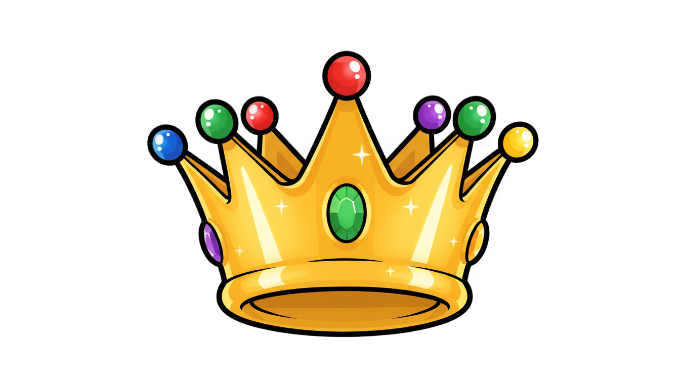 cartoon crown png PNG transparent background