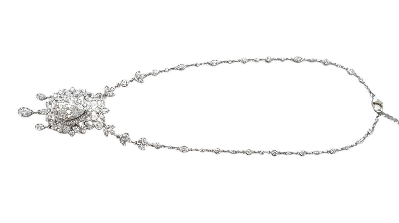 wedding necklace png PNG transparent background