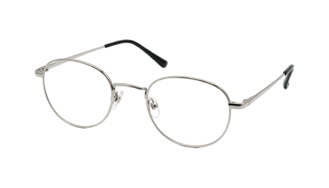silver glasses png PNG transparent background