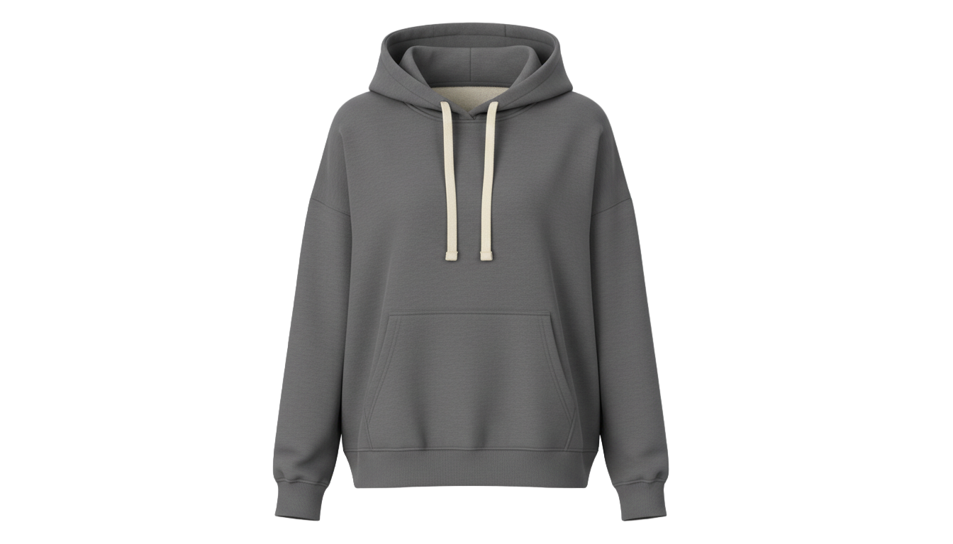 cropped hoodie mockup png PNG transparent background