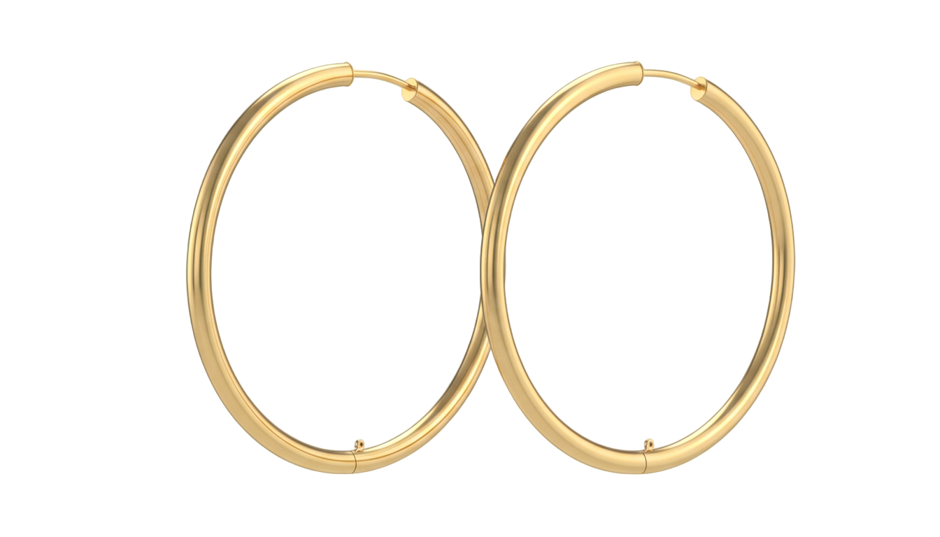 hoop earrings png PNG transparent background