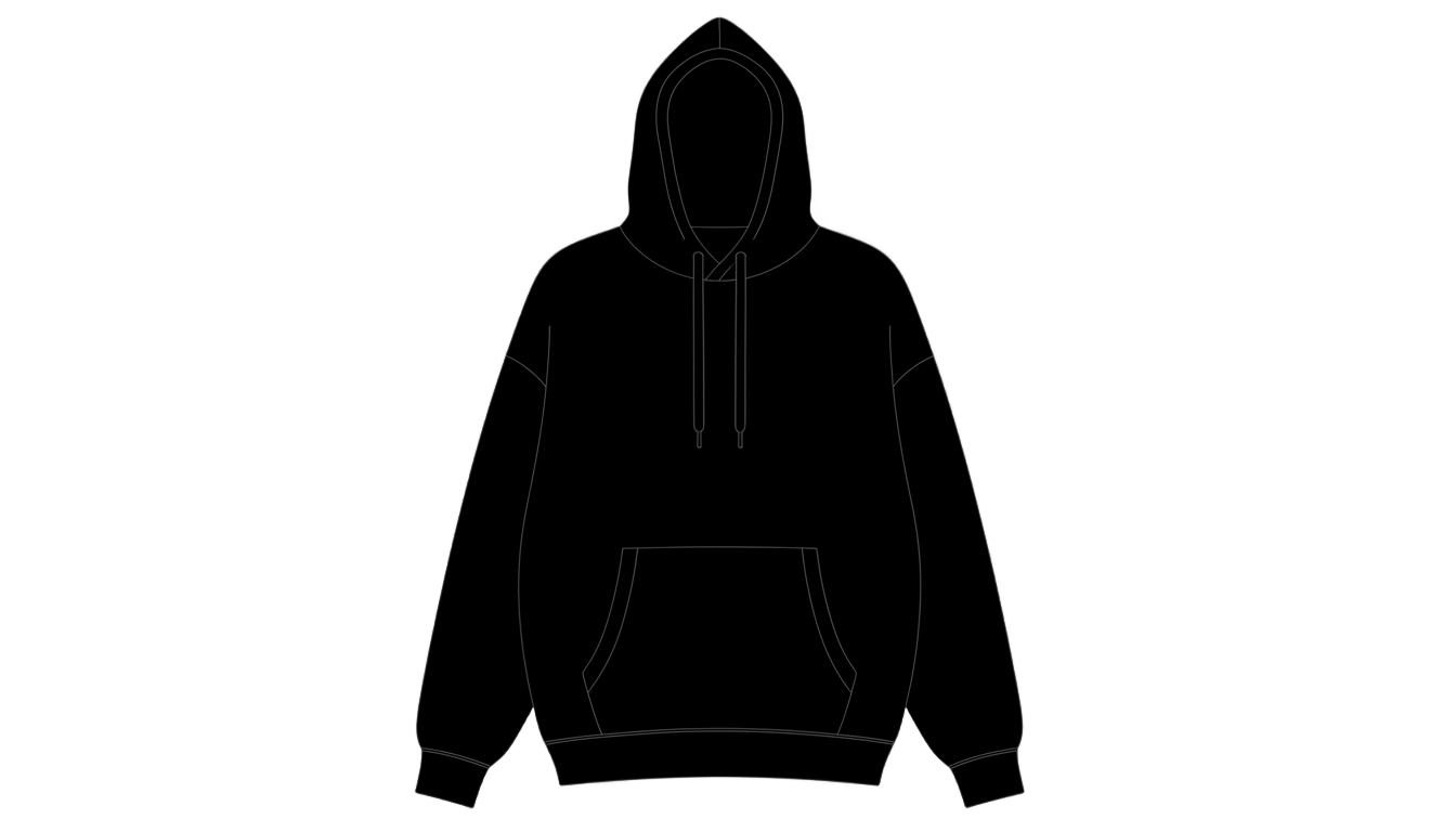 hoodie silhouette png PNG transparent background