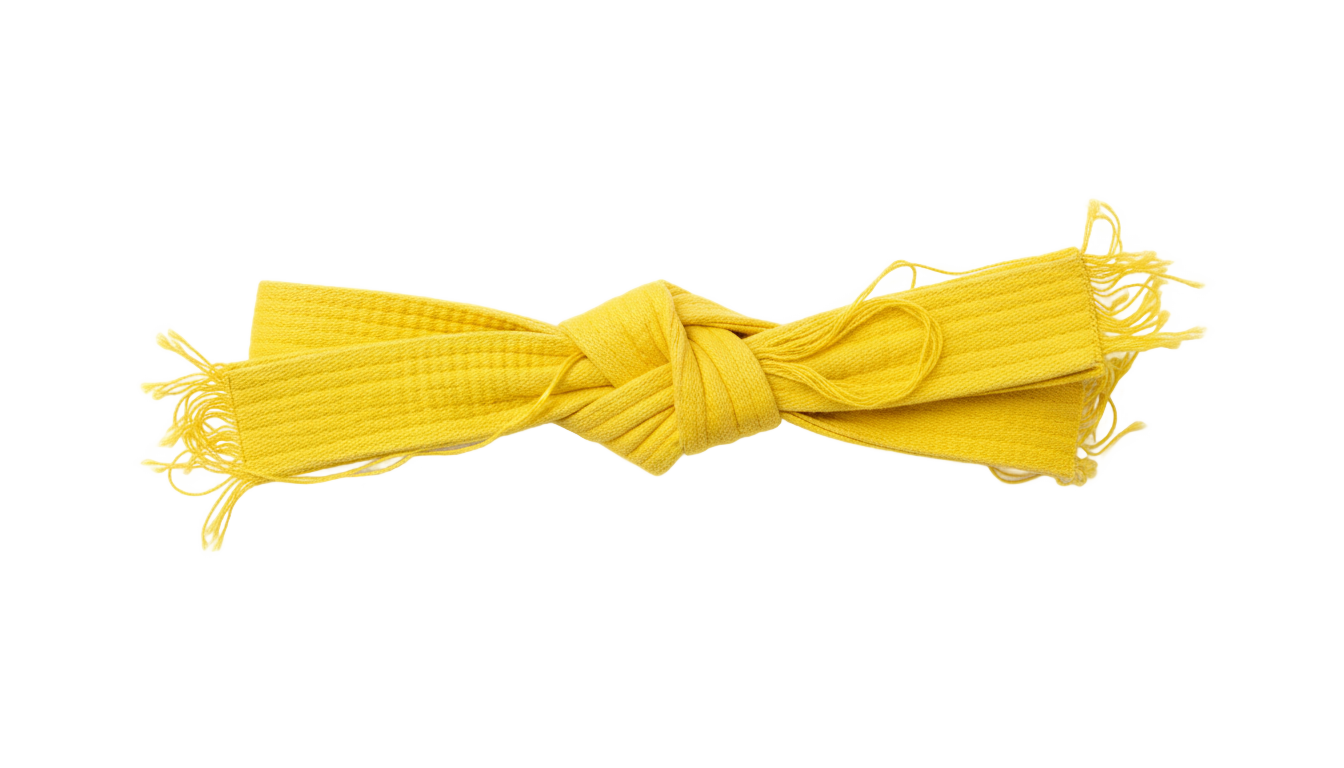yellow belt png PNG transparent background