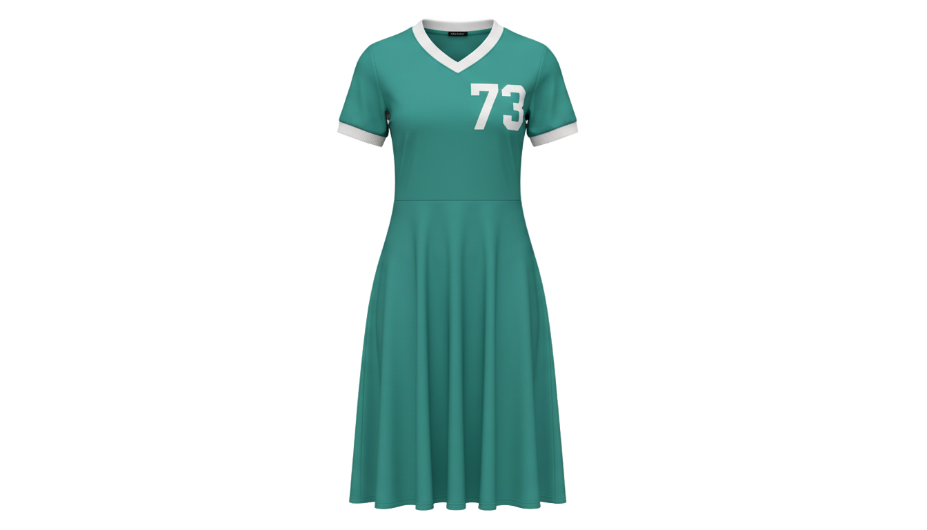 squid game dress png PNG transparent background