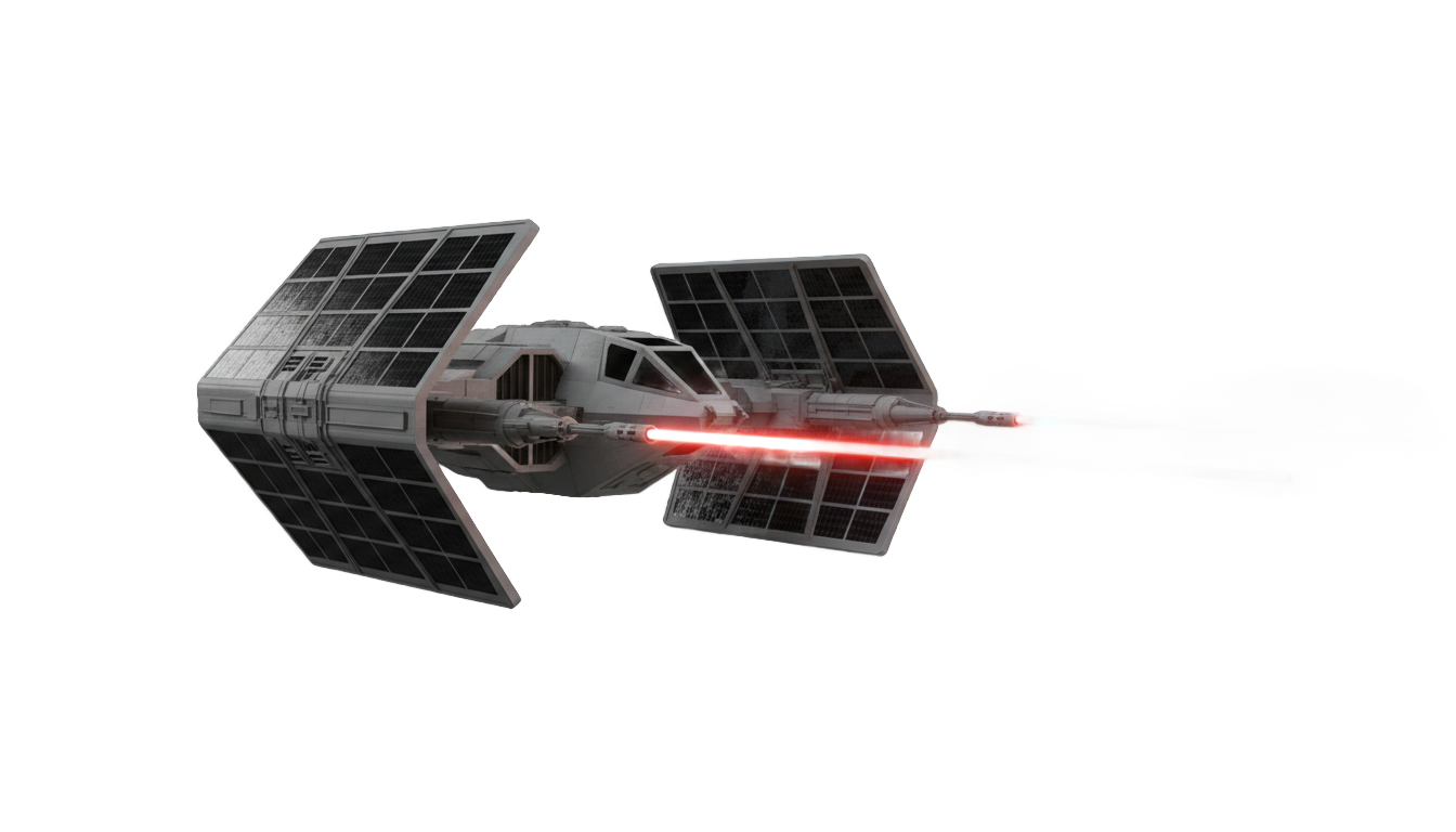 tie fighter shooting png PNG transparent background
