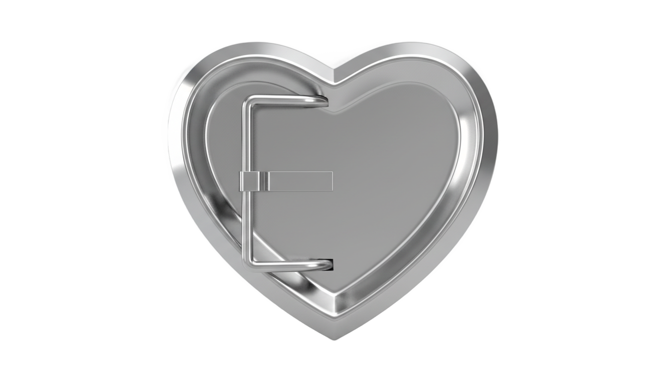 heart belt buckle png PNG transparent background