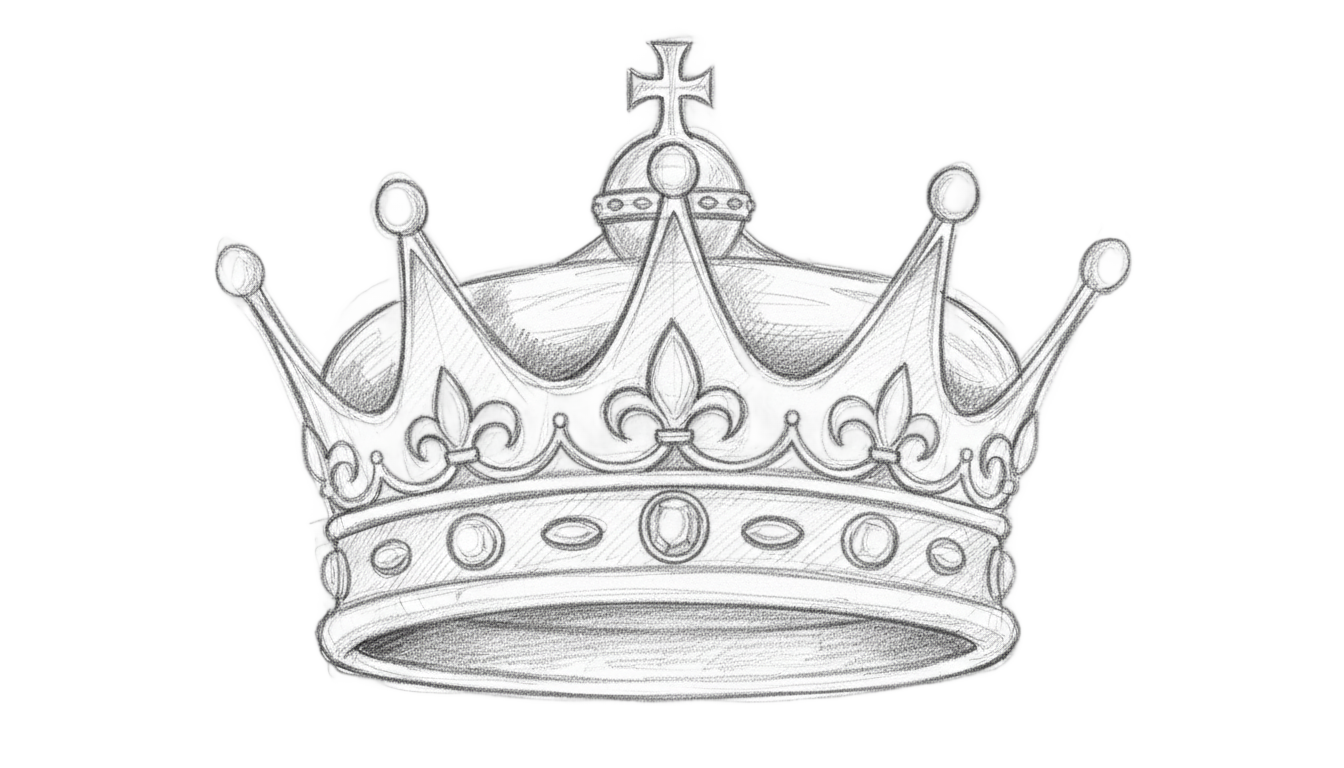 crown drawing png PNG transparent background