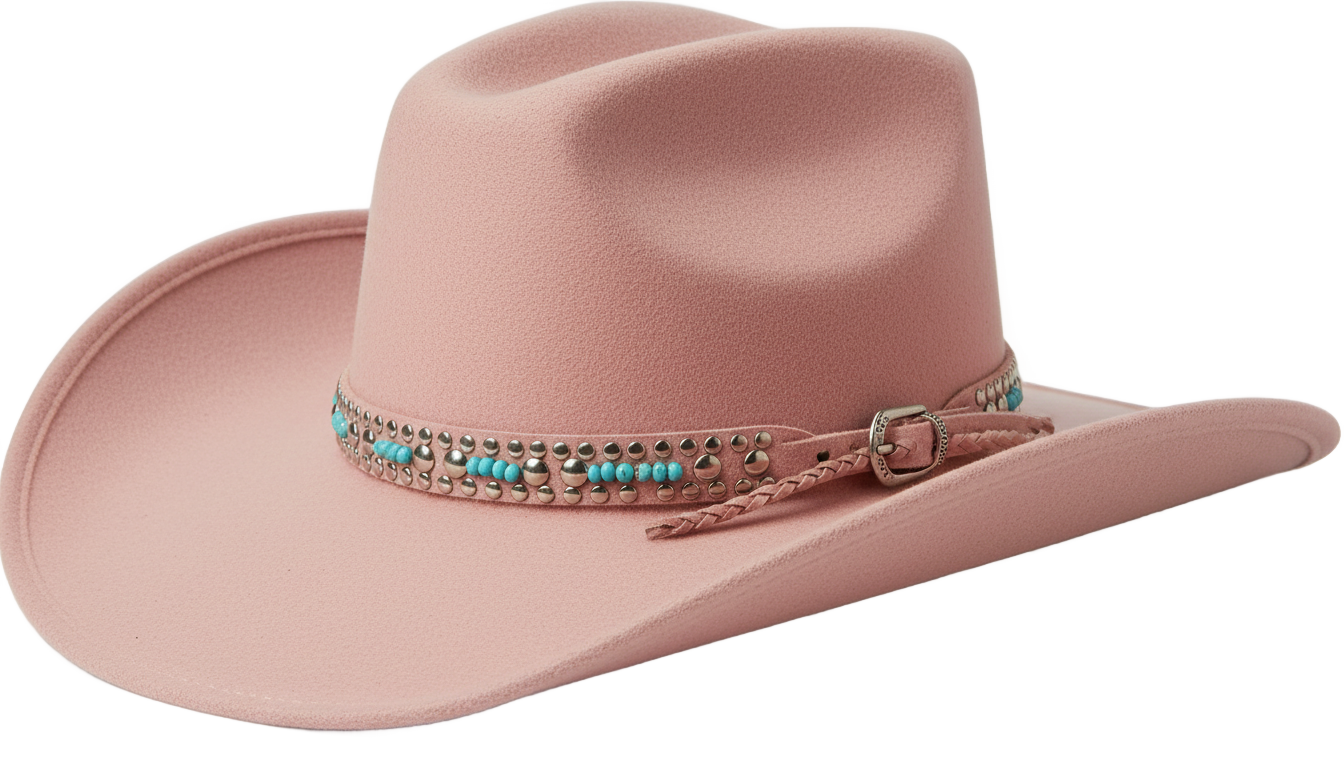 pink cowboy hat png PNG transparent background