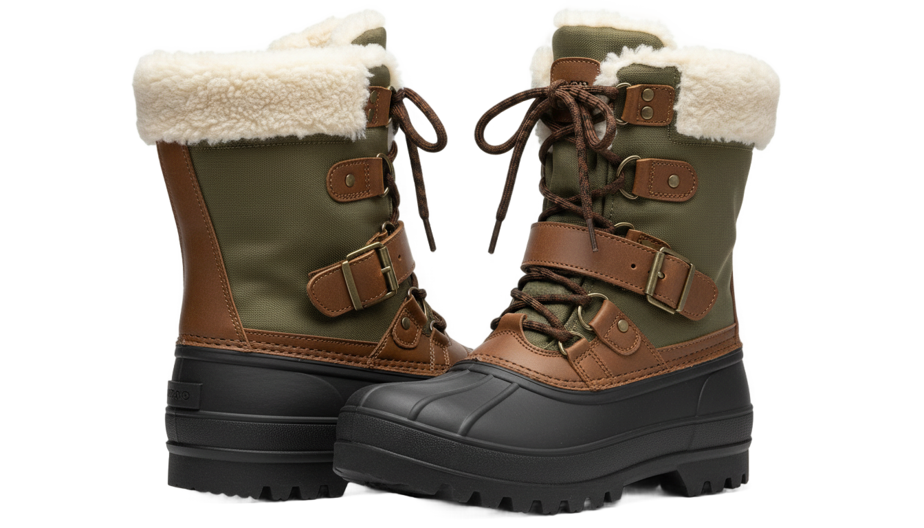 winter boots png PNG transparent background